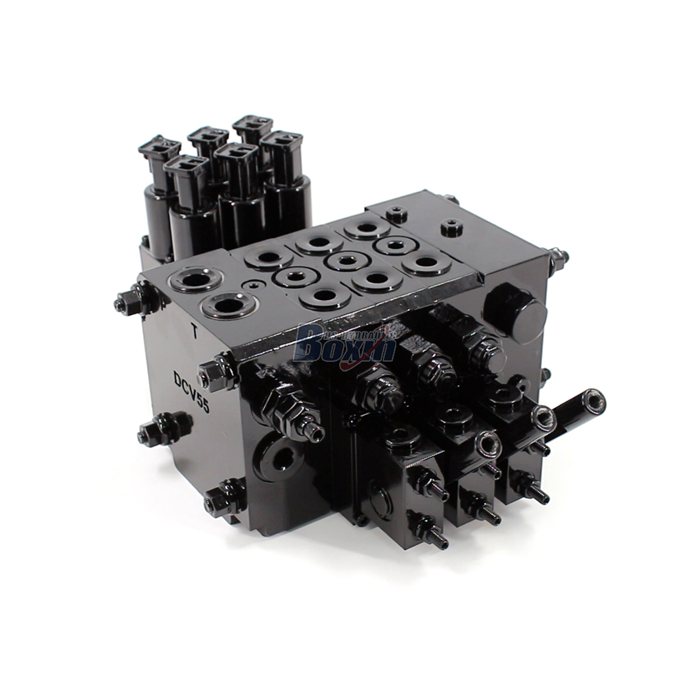 DCV55 Elektrohydrauliczna 3-sekcyjny Zawór kierunkowy sekcyjny image