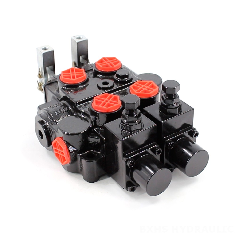 RD5200-OU2 Ręczna 2 Szpule Zawór sterujący hydrauliczny image