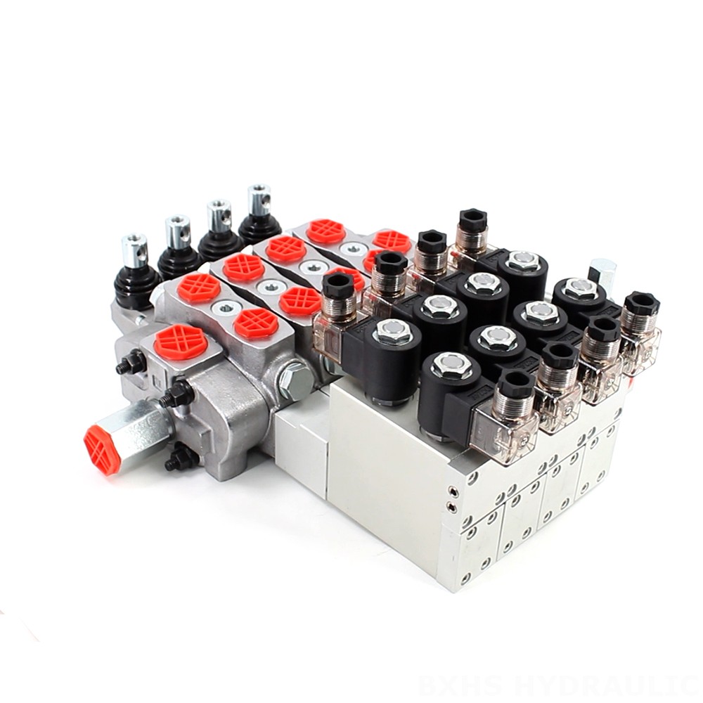 SD8 Elektrohydrauliczna 4 Szpule Zawór kierunkowy sekcyjny image
