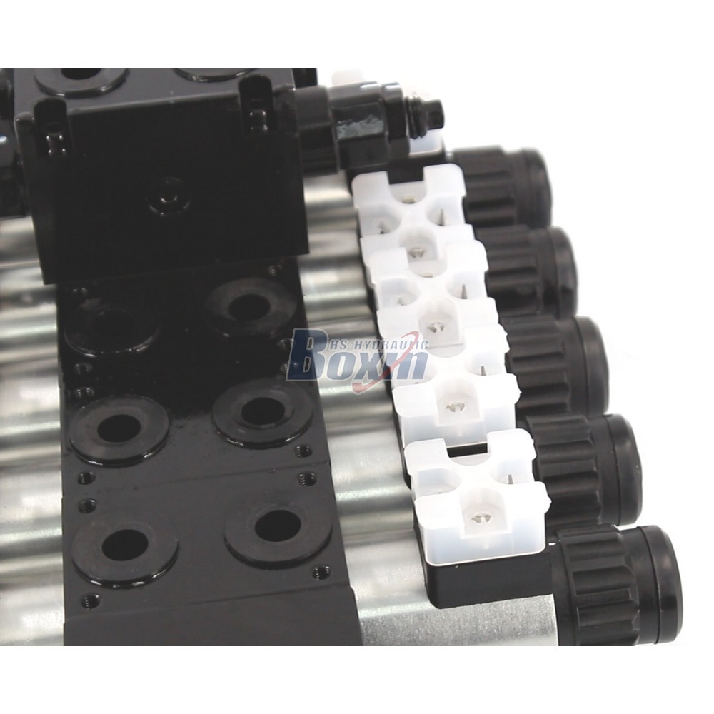 Multi-Spool Solenoid Sectional Directional Valve DCV56-H for Mobile Machinery detail image