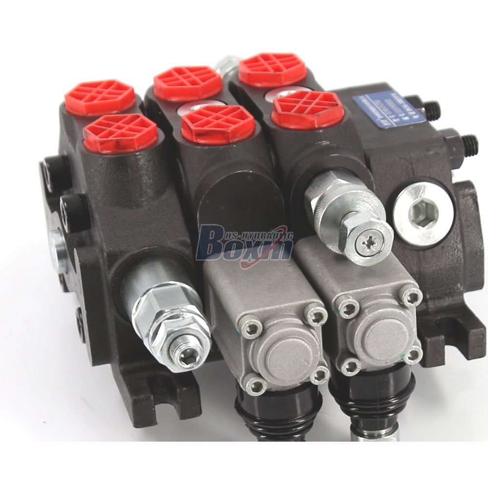 High Pressure DCV60-FZJ Sectional Directional Valve 2 Spool Manual Control detail image