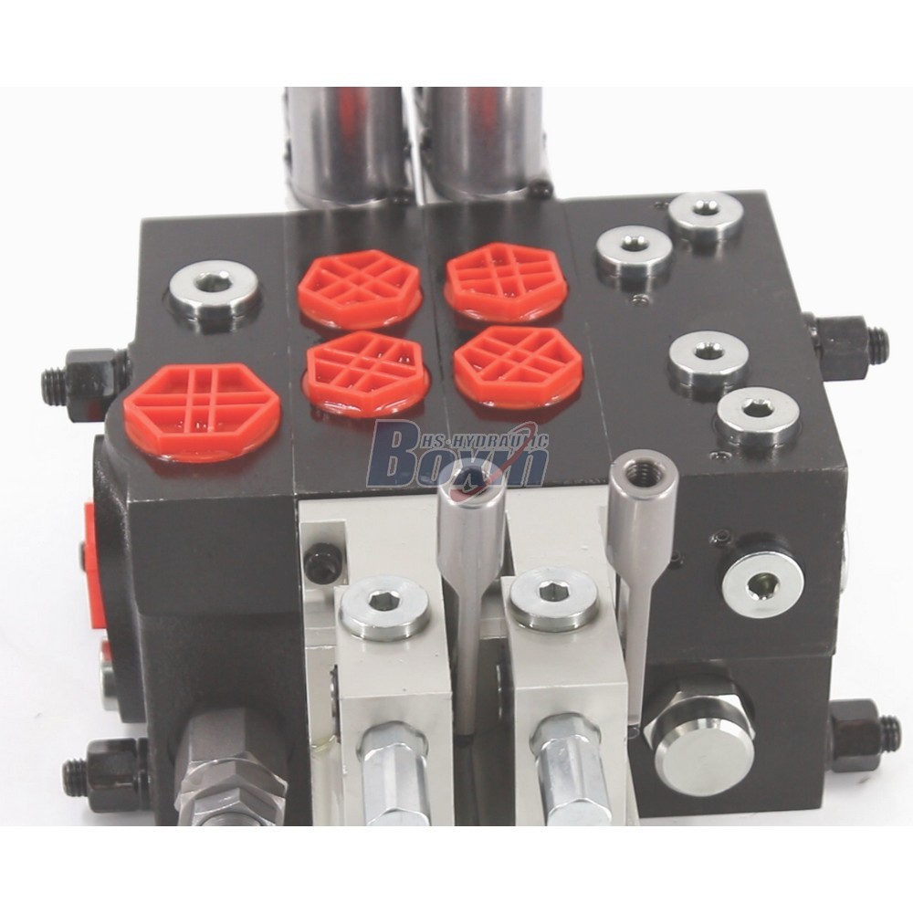 Custom OEM ODM Services for HSDPX100DY-2 Electro-hydraulic 2 Spool Sectional Directional Valve Manufacturing detail image