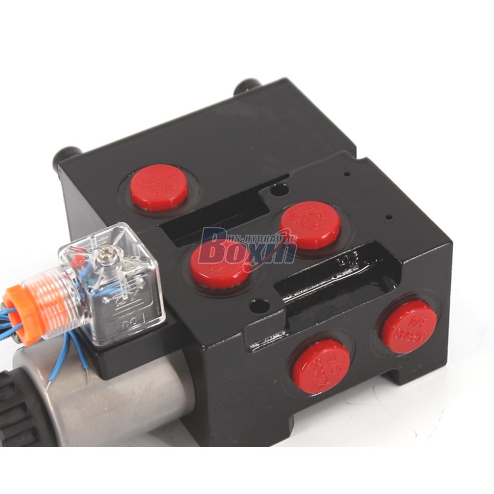 Electric Control HSV06-AQF 2 Spool Solenoid Diverter Valve detail image