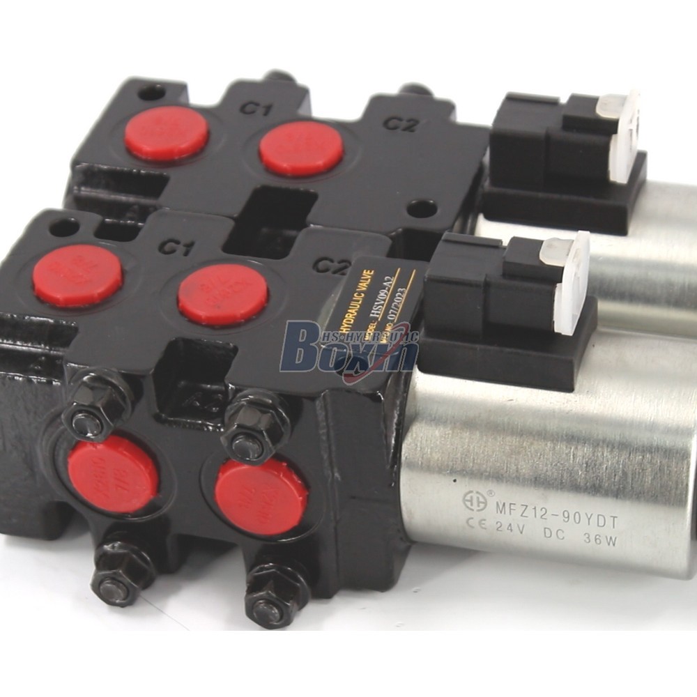 Bulk Supply HSV09 Solenoid 2 Spool Flow Diverter Valve from Factory detail image