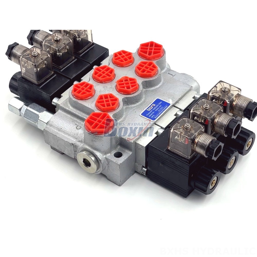 P40-DKL Solenoid 3 Spool Monoblock Directional Valve | Manufacturer & Global Supplier detail image