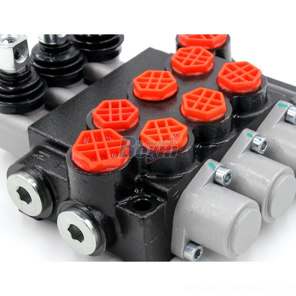Manual 3 Spool Directional Valve - P40-G38-G12-OT-OT-OT Series | Wholesale & OEM detail image