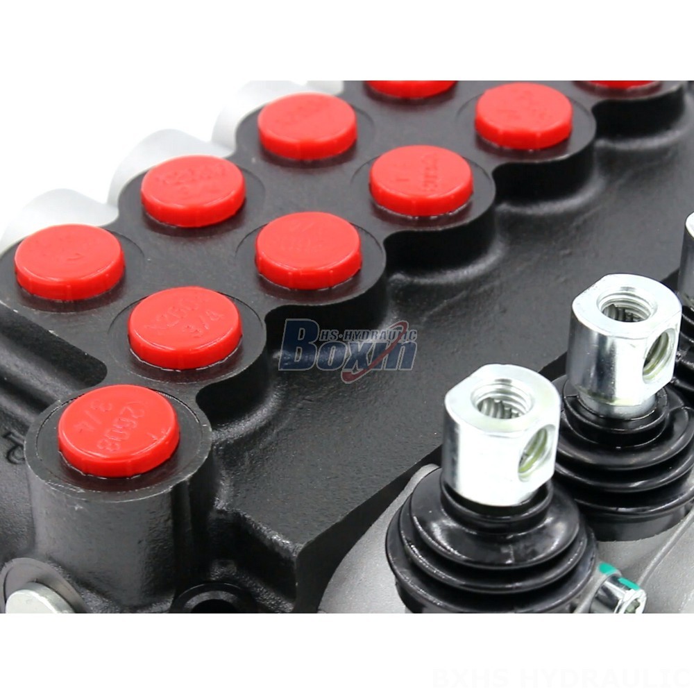 P40-U34-U68 Manual 5 Spool Monoblock Directional Valve | Factory Direct detail image