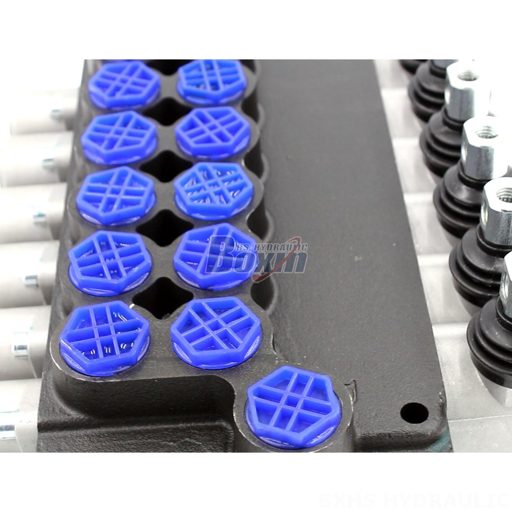 P80-AQF-G12-G34-OT Manual 6 Spool Monoblock Directional Valve | Hydraulic Manufacturer & Global Supplier detail image