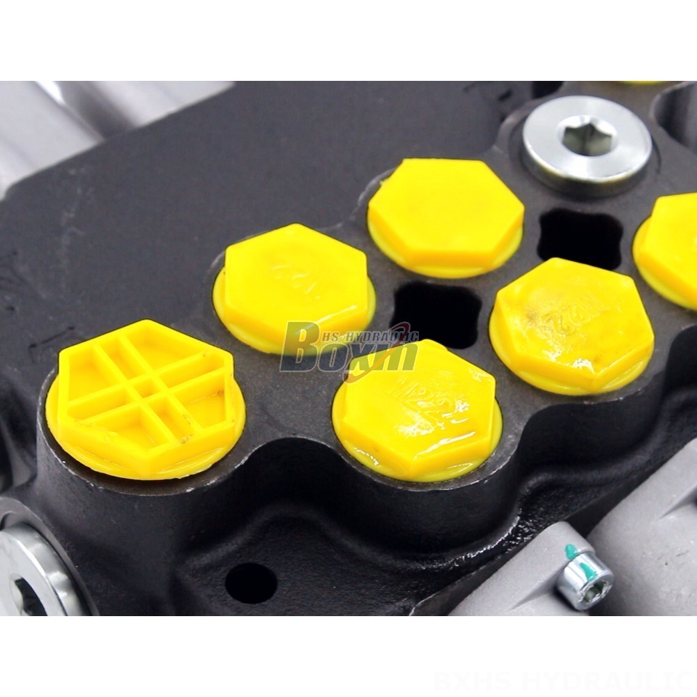 Manual 3 Spool Monoblock Directional Valve | P80-G12-G34-AT-2OT detail image