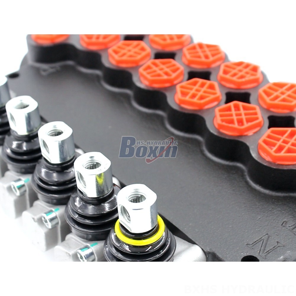 P80-G12-G34 Manual 6 Spool Monoblock Directional Valve | Manufacturer & Global Supplier detail image