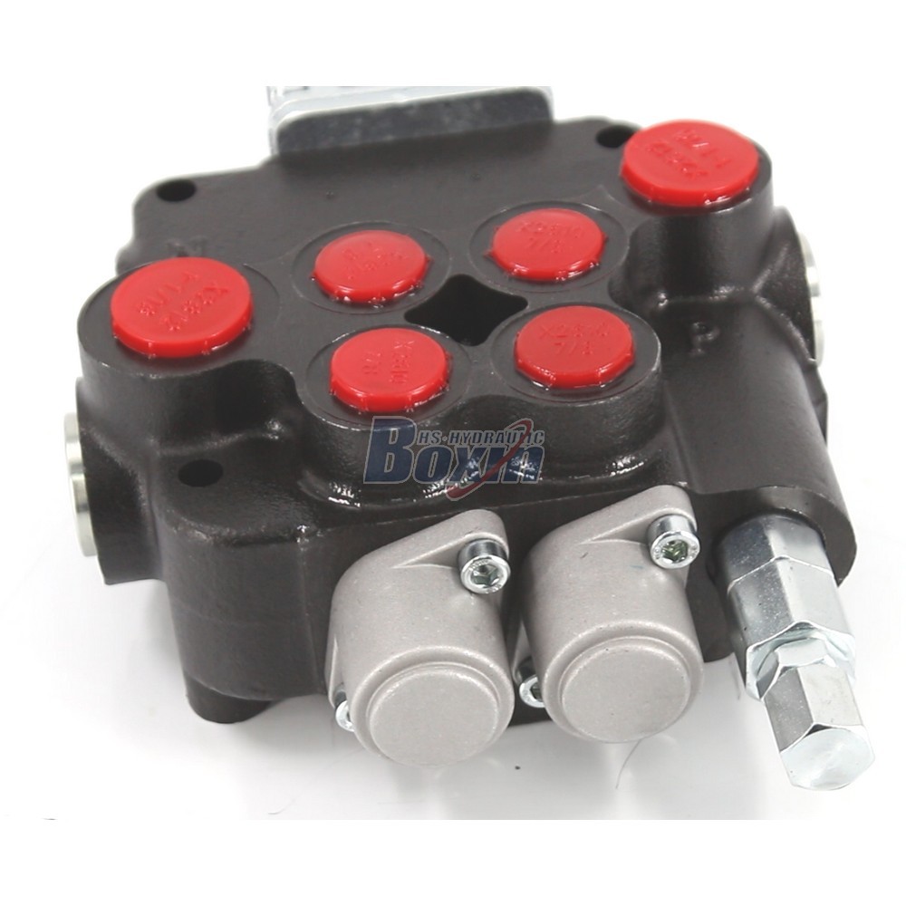 OEM and Custom P80-U1-J2OT Joystick 2 Spool Directional Valve Private Label Services detail image
