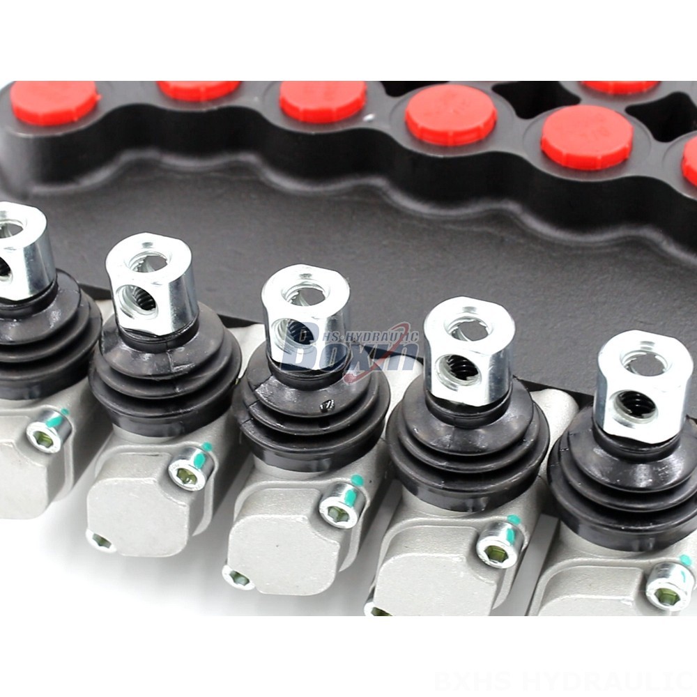 Industrial Hydraulic Valves: P80-U116-U78-OT 5 Spool Monoblock Directional Valve detail image