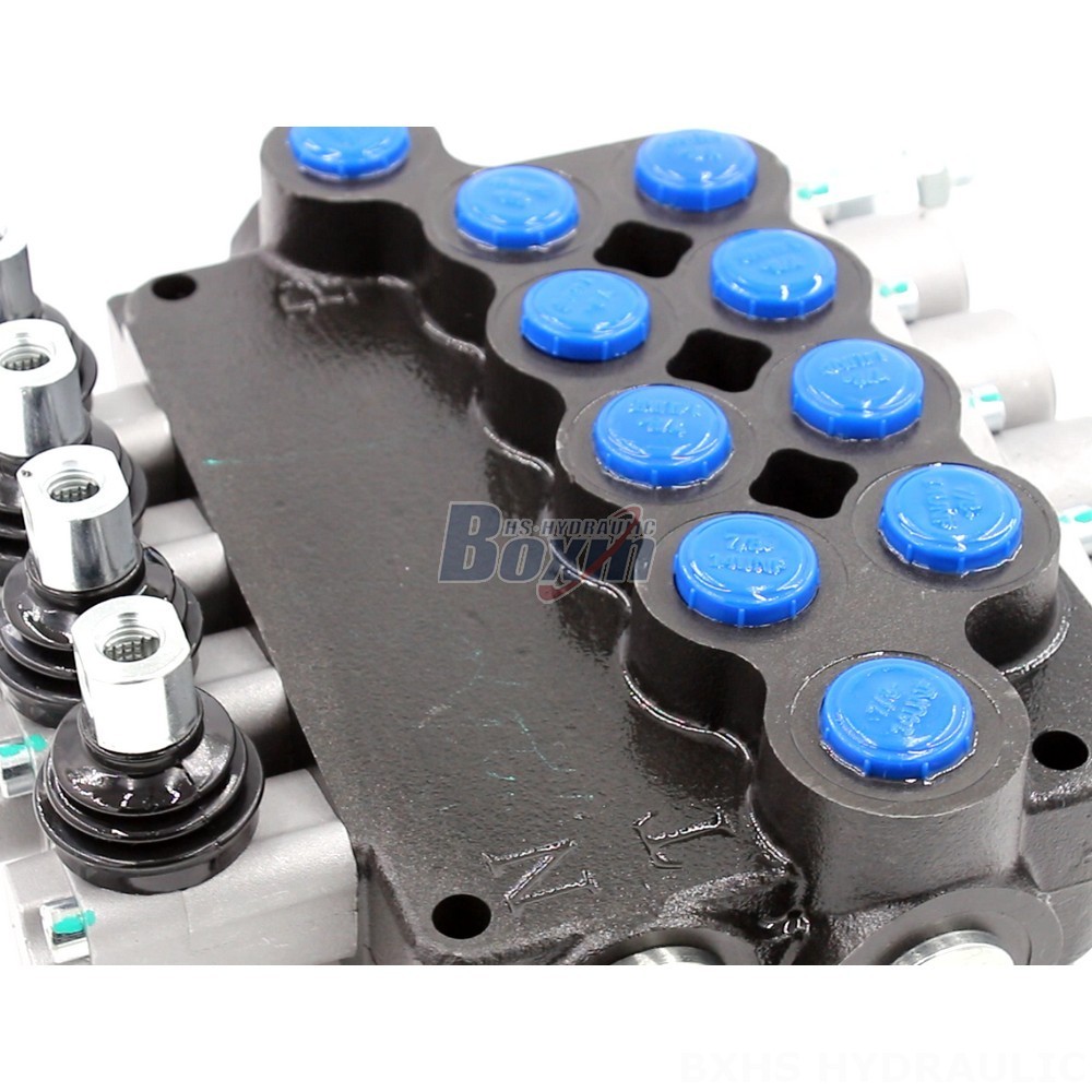 P80-U78-4OT Manual 4 Spool Directional Valve: Reliable Hydraulic Control detail image