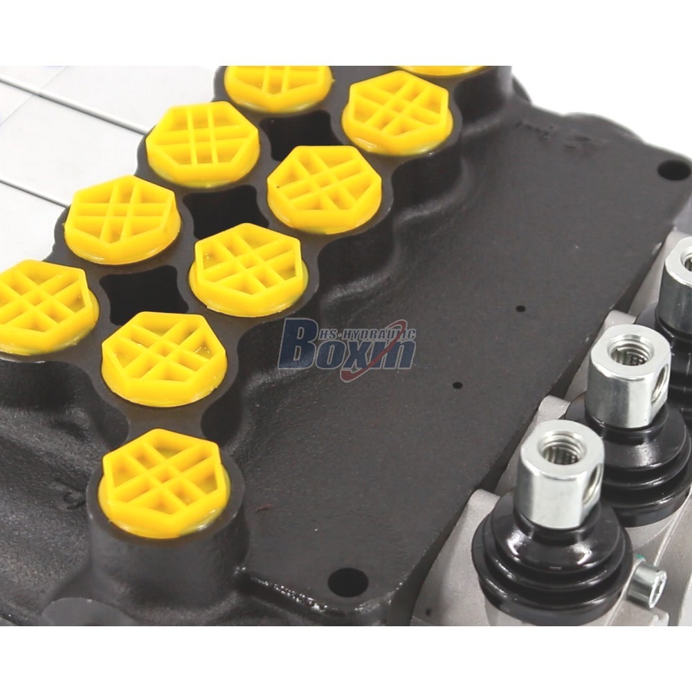 P80Q-G-4OT Pneumatic 4 Spool Monoblock Directional Valve detail image