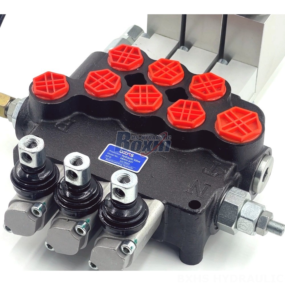 3-Spool Electro-hydraulic Valve | P80 Model | Factory Direct & Customizable detail image