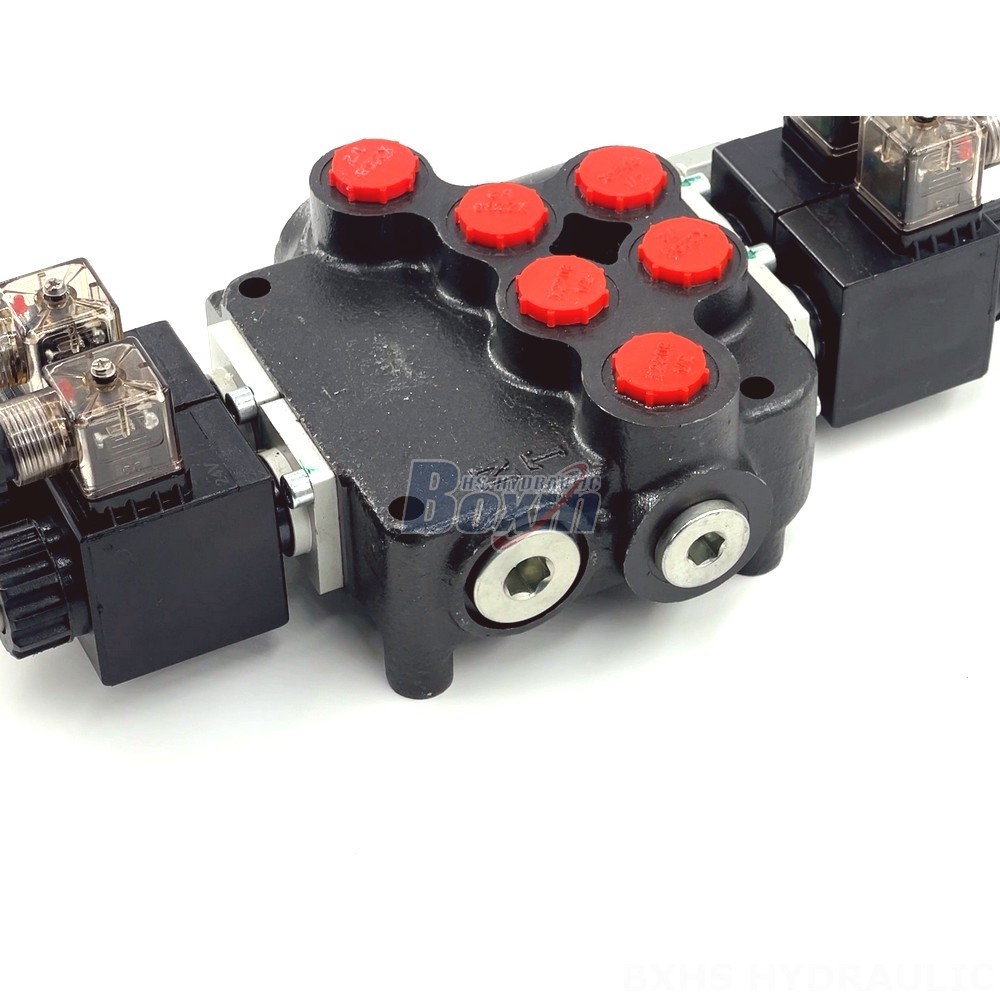 P80 Solenoid 2 Spool Monoblock Directional Valve | Manufacturer & Global Supplier detail image