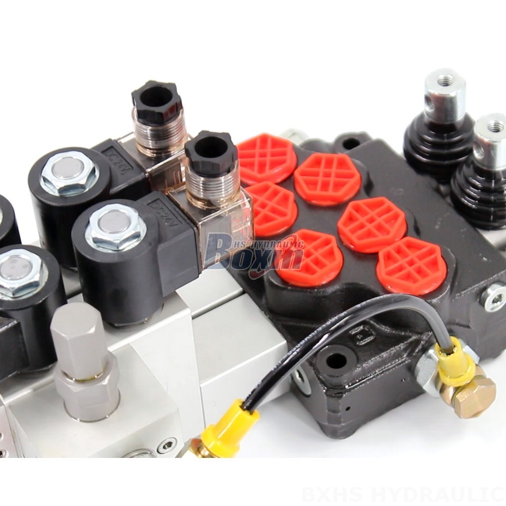 SD5 Electro-hydraulic 2 Spool Monoblock Directional Valve for Industrial Applications detail image