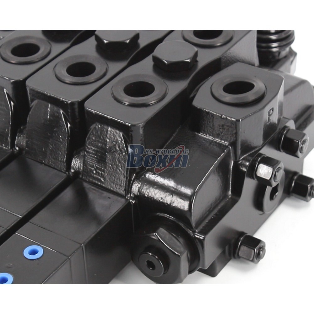 Manufacturer Price SDS180Q Pneumatic Manual 3 Spool Sectional Hydraulic Valve detail image