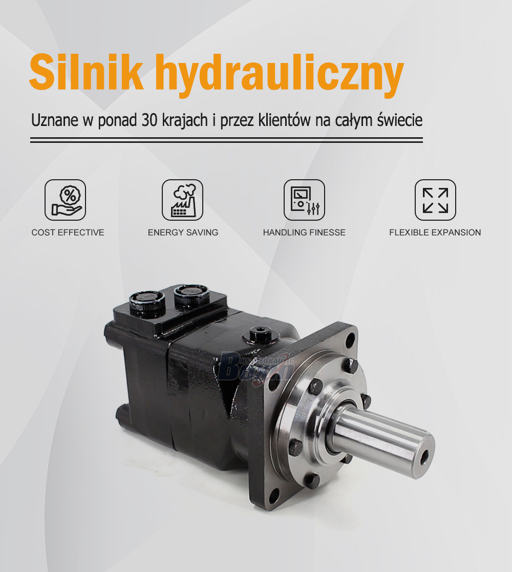BMT400 Hydraulic Motor 400 cc/r 125 Lpm Orbital Motor