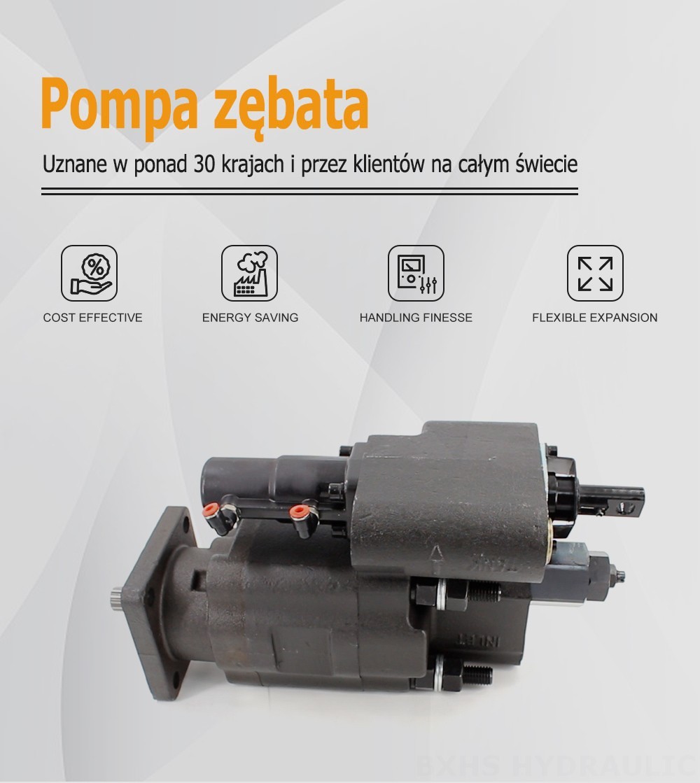 C102 112 cm³/obr Pompa hydrauliczna zębata