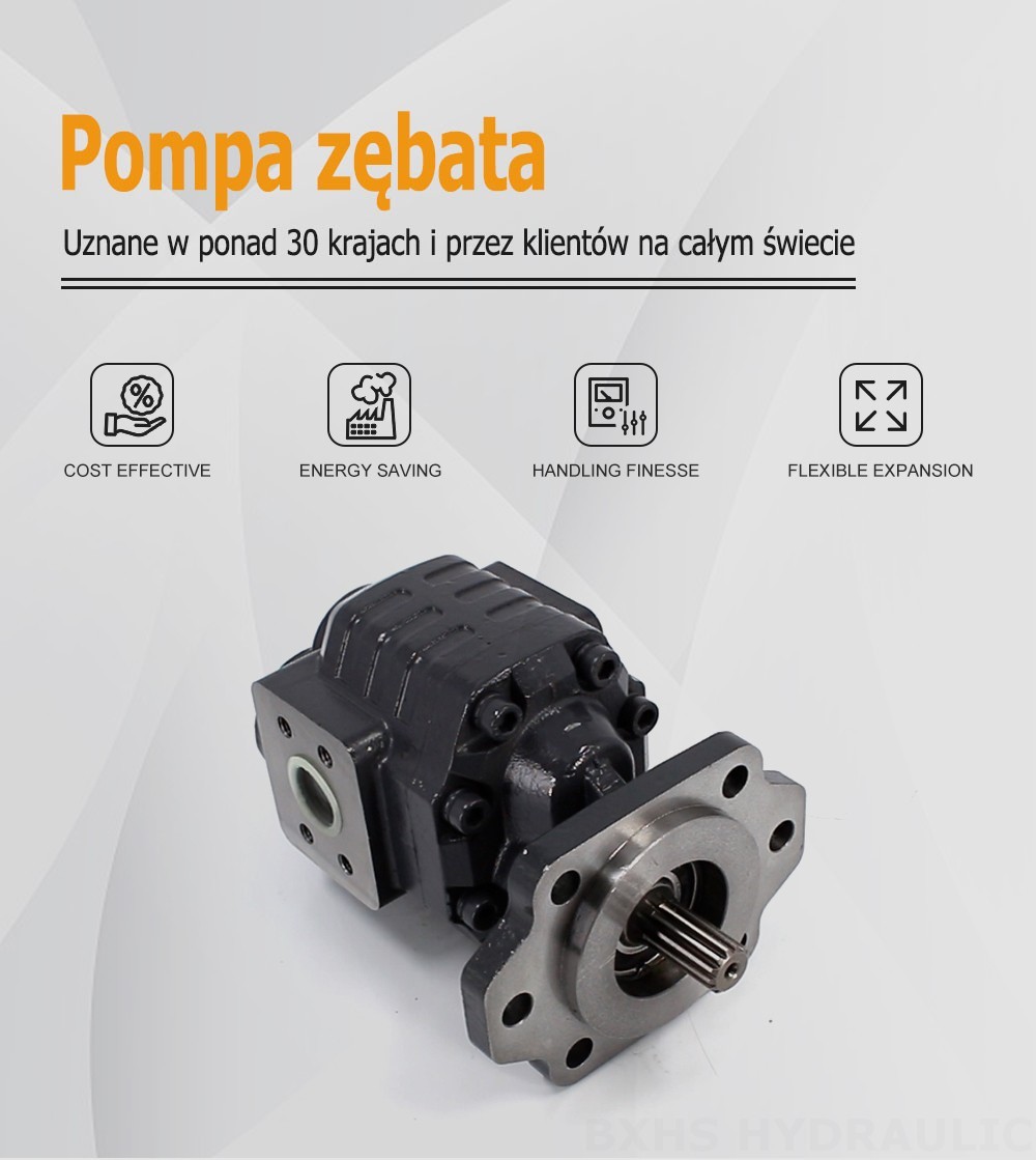 CBHC-2082 82 cm³/obr. 28 MPa (4061 psi) Pompa hydrauliczna zębata