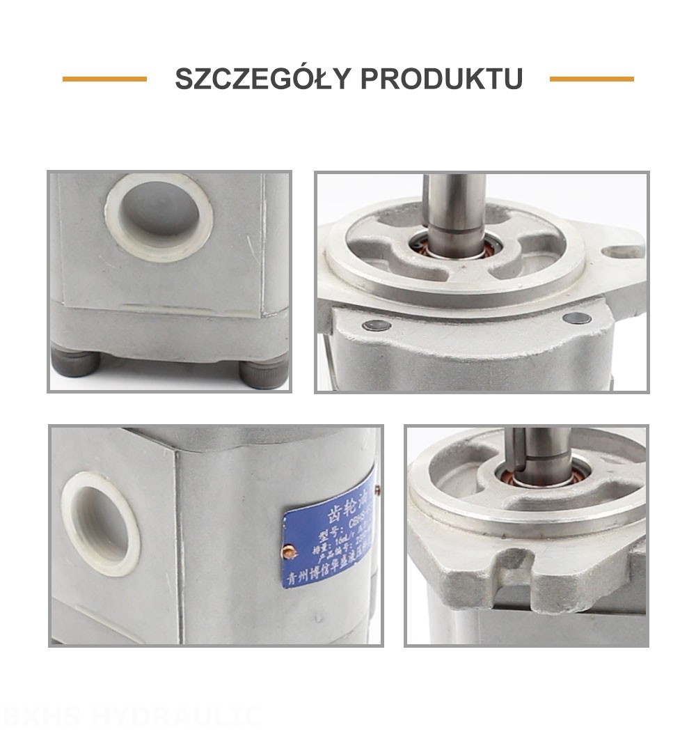 CBHS-F316 Przepływ na obrót 16 cm³ Pompa hydrauliczna zębata