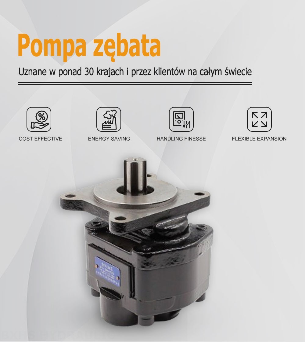 CBHS-F520R 20 cm³/obr Pompa hydrauliczna zębata