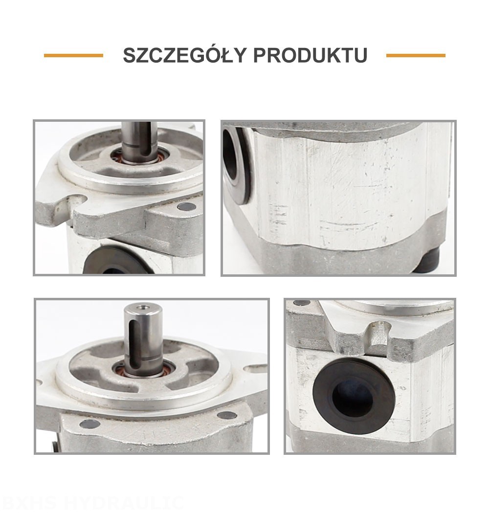 CBHS-FL-306 Przepływ na obrót 6 cm³ Pompa hydrauliczna zębata