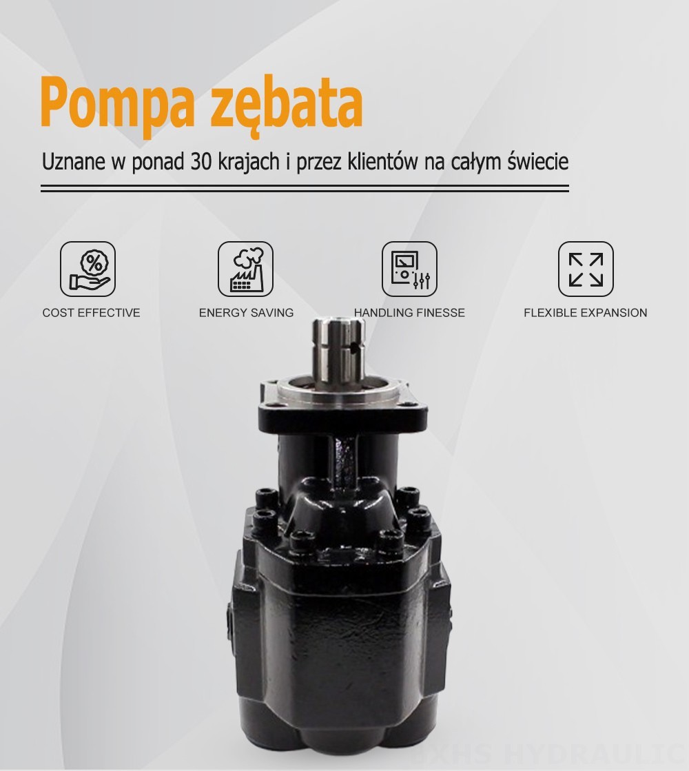 CBHST1-ISO-100 100 cm³/obrót Pompa hydrauliczna zębata
