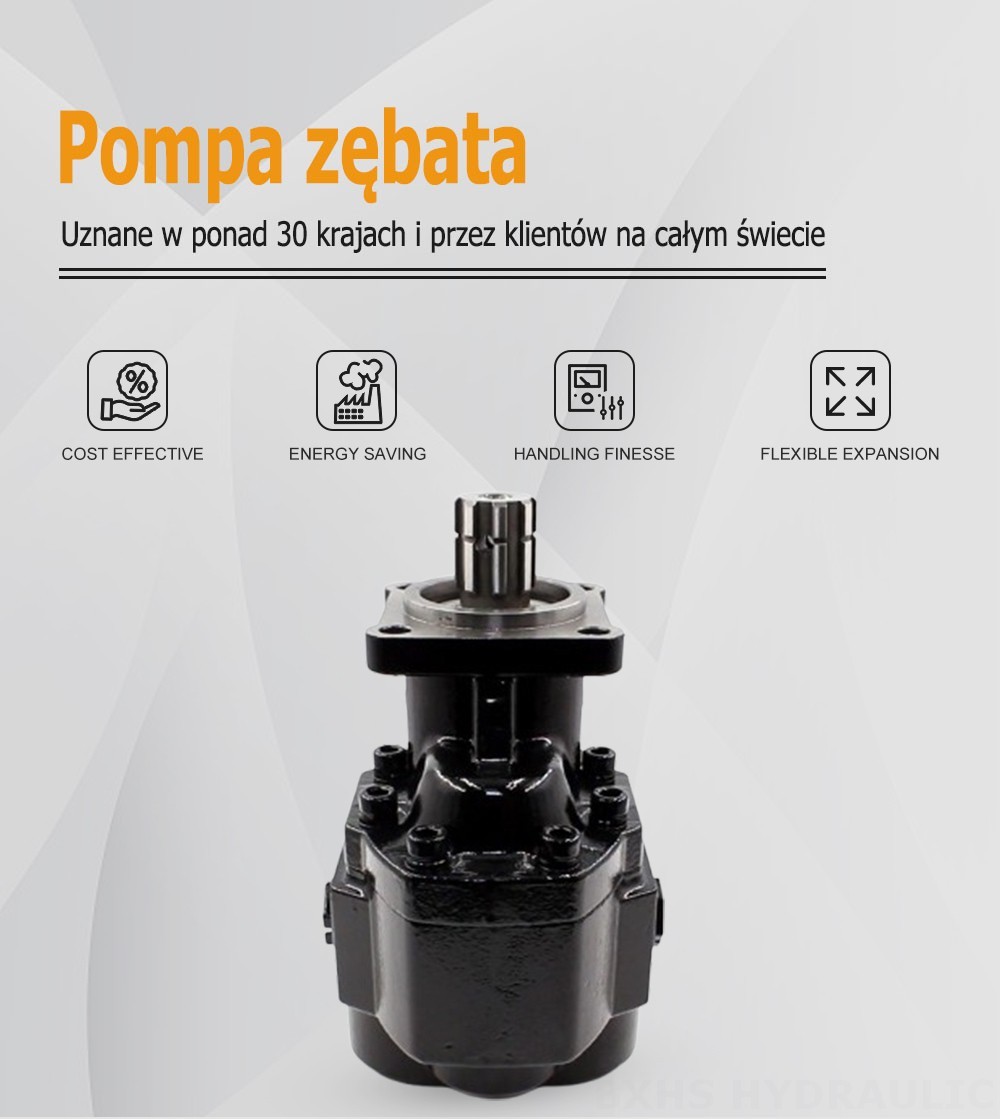 CBHST1-ISO-80 80 cm³/obrót Pompa hydrauliczna zębata