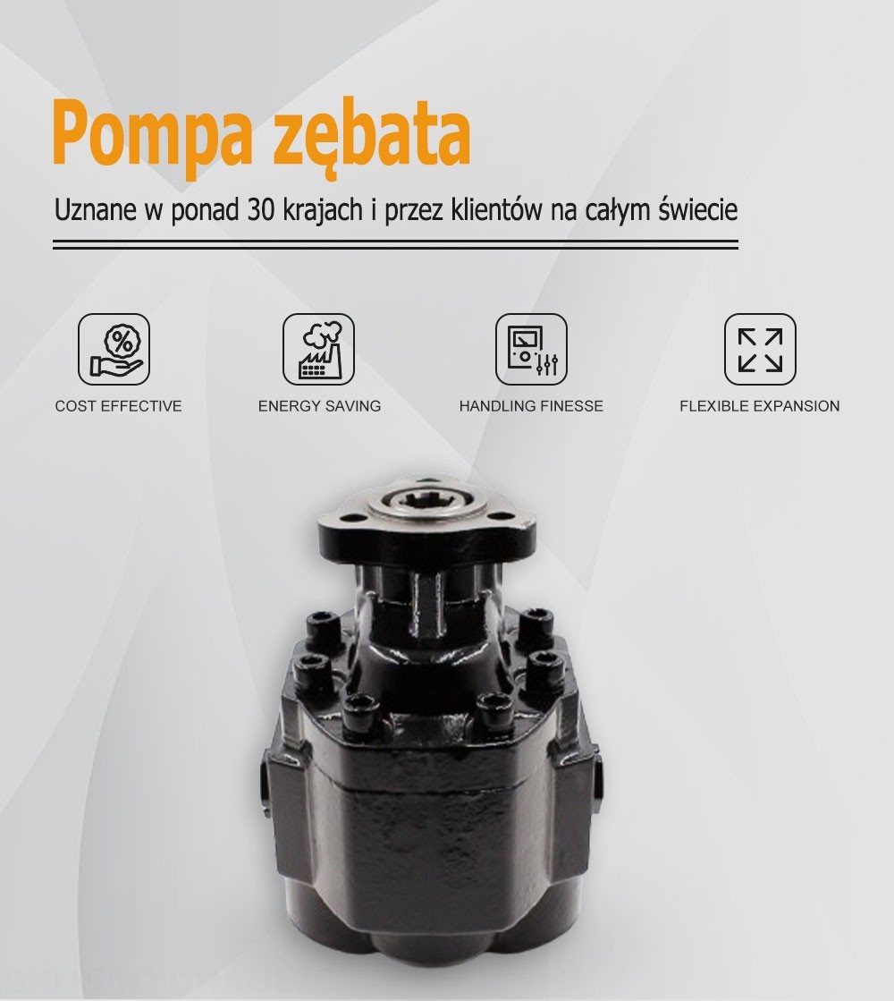 CBHST1-UNI-63 63 cm³/obrót Pompa hydrauliczna zębata