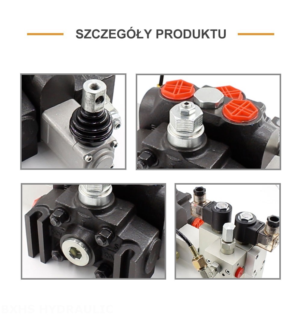 DCV200 Elektrohydrauliczna 1 Szpula Zawór kierunkowy sekcyjny