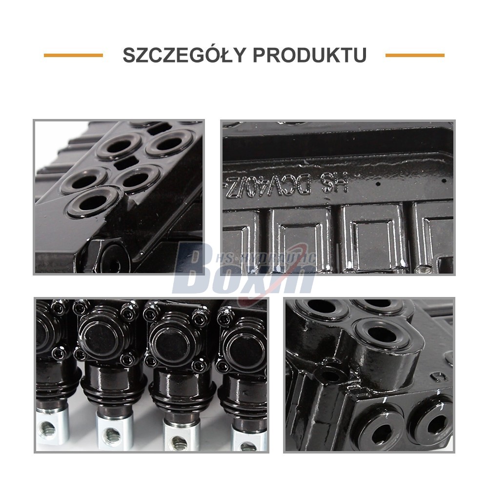 Customized OEM/ODM DCV40Z-FZJ Manual 5 Spool Outrigger Control Valve with Private Label Options