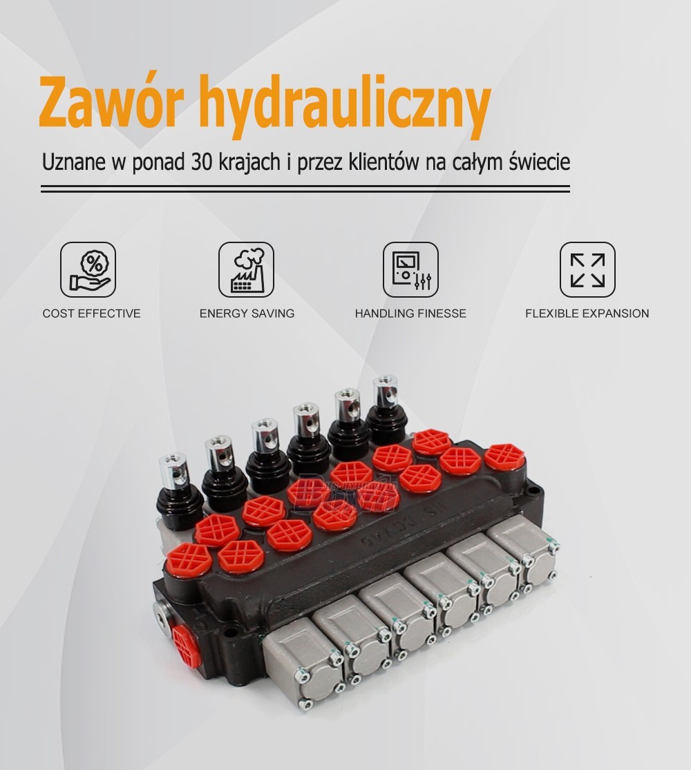 Direct Factory Wholesale DCV40 Manual 6 Spool Directional Valve
