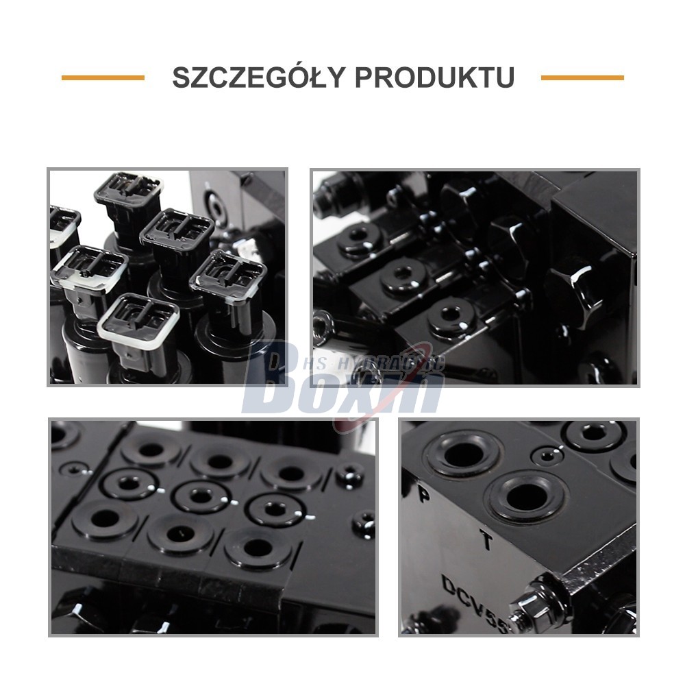 Industrial Grade DCV55 Electro-hydraulic 3 Spool Directional Valve