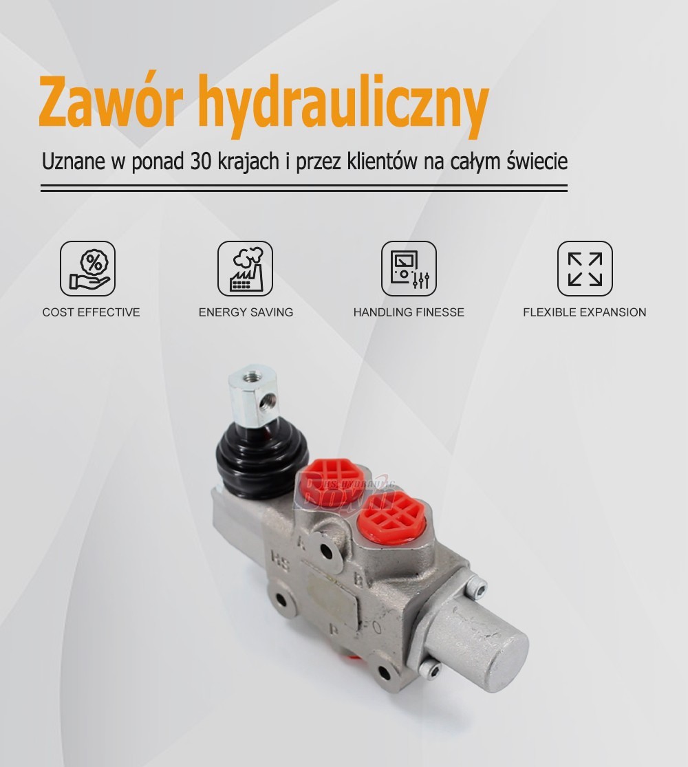 Industrial DF5-DKL 1 Spool Multi-Way Manual Flow Control Valve