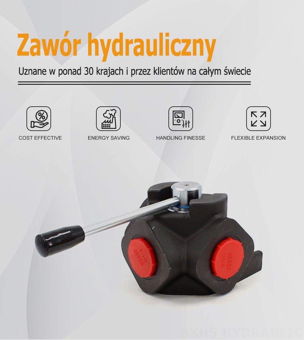 DH30 Ręczna 1 Szpula Zawór odwracający przepływ