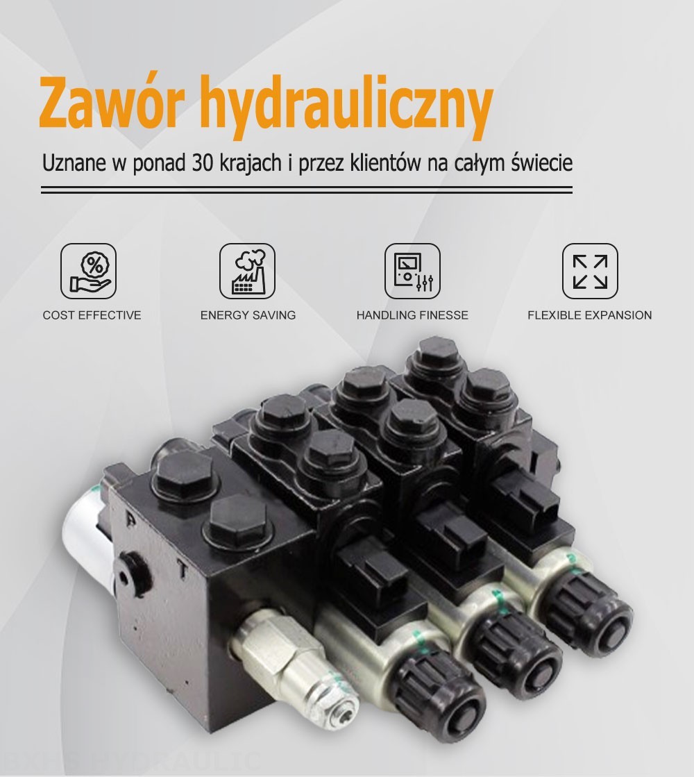 HDCF50 Elektromagnes 3 Szpule Zawór elektromagnetyczny