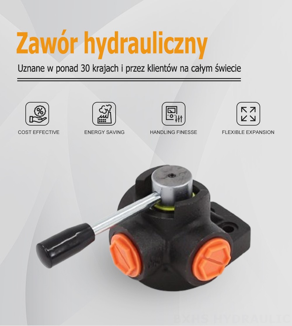 HSDV33 Ręczna 1 Szpula Zawór odwracający przepływ
