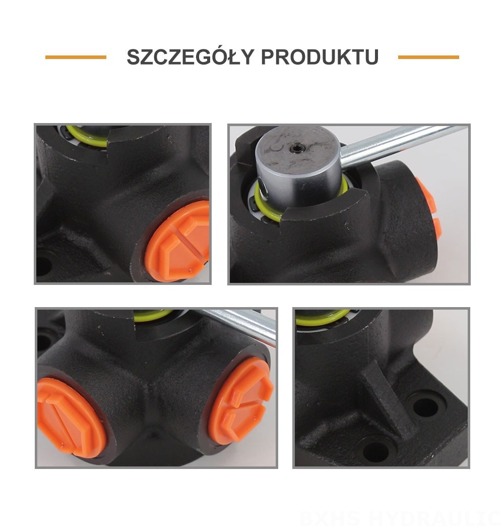 HSDV33 Ręczna 1 Szpula Zawór odwracający przepływ