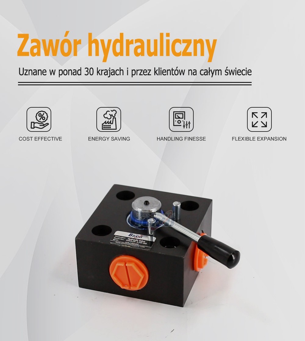 HSJLZF-120 Series Monoblock Directional Control Valve 1 Spool Manual Type