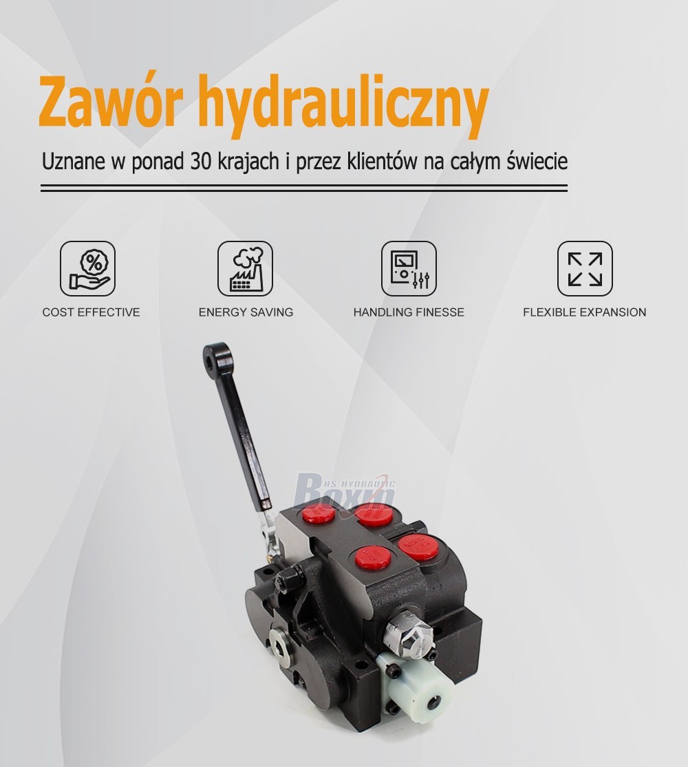 High Performance HSV20 Manual Sectional Control Valve 1 Spool