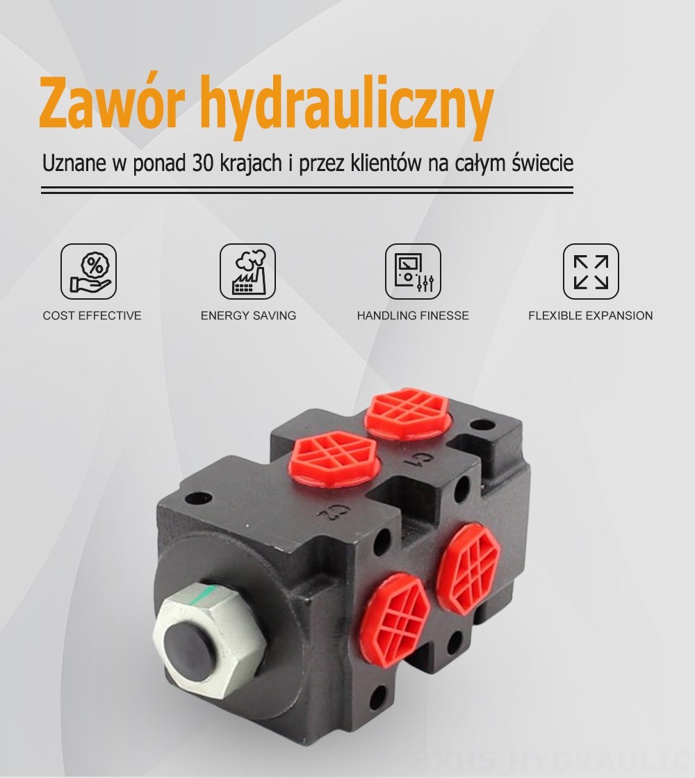 HSV9YK-1LF Hydrauliczna 1 Szpula Zawór odwracający przepływ