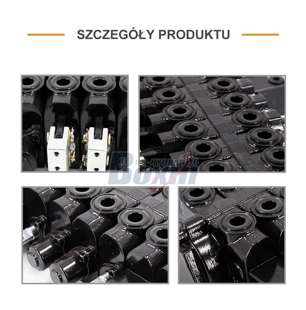 HSW50 Series 8 Spool Monoblock Control Valve for Hydraulic Systems