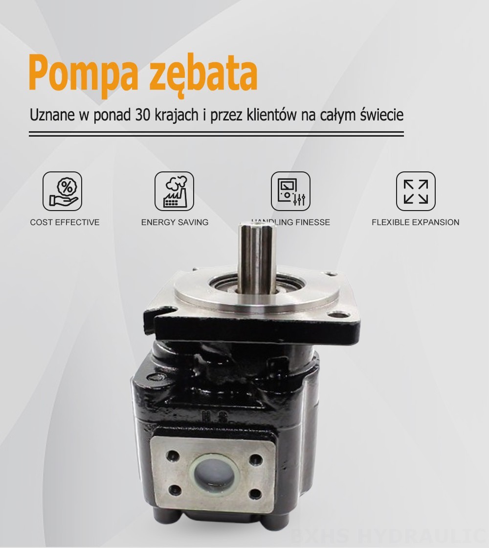 JHP2063 63 cm³/obrót Pompa hydrauliczna zębata