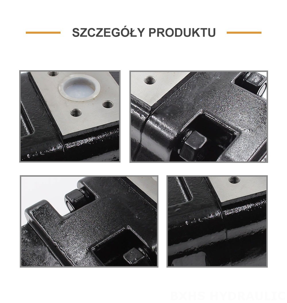 JHP2100-2080-1016 100 cm³/obrót Pompa hydrauliczna zębata
