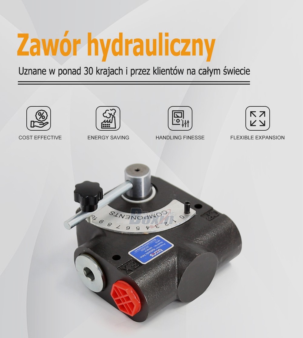 LKF60-WAQF Series Hydraulic Control Valve Single Spool Adjustable Flow