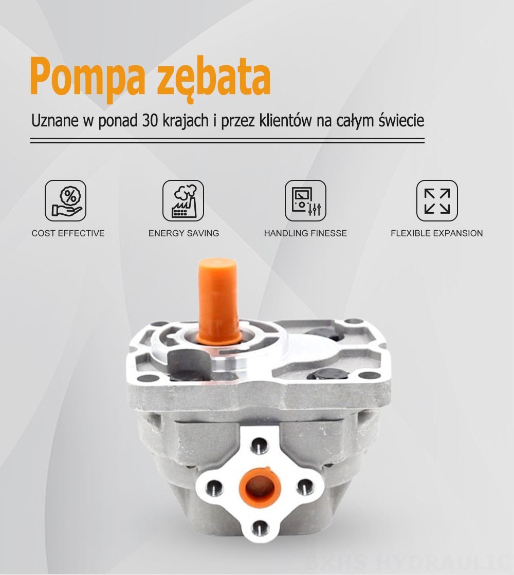 NSH10-M 10 cm³/obrót Pompa hydrauliczna zębata