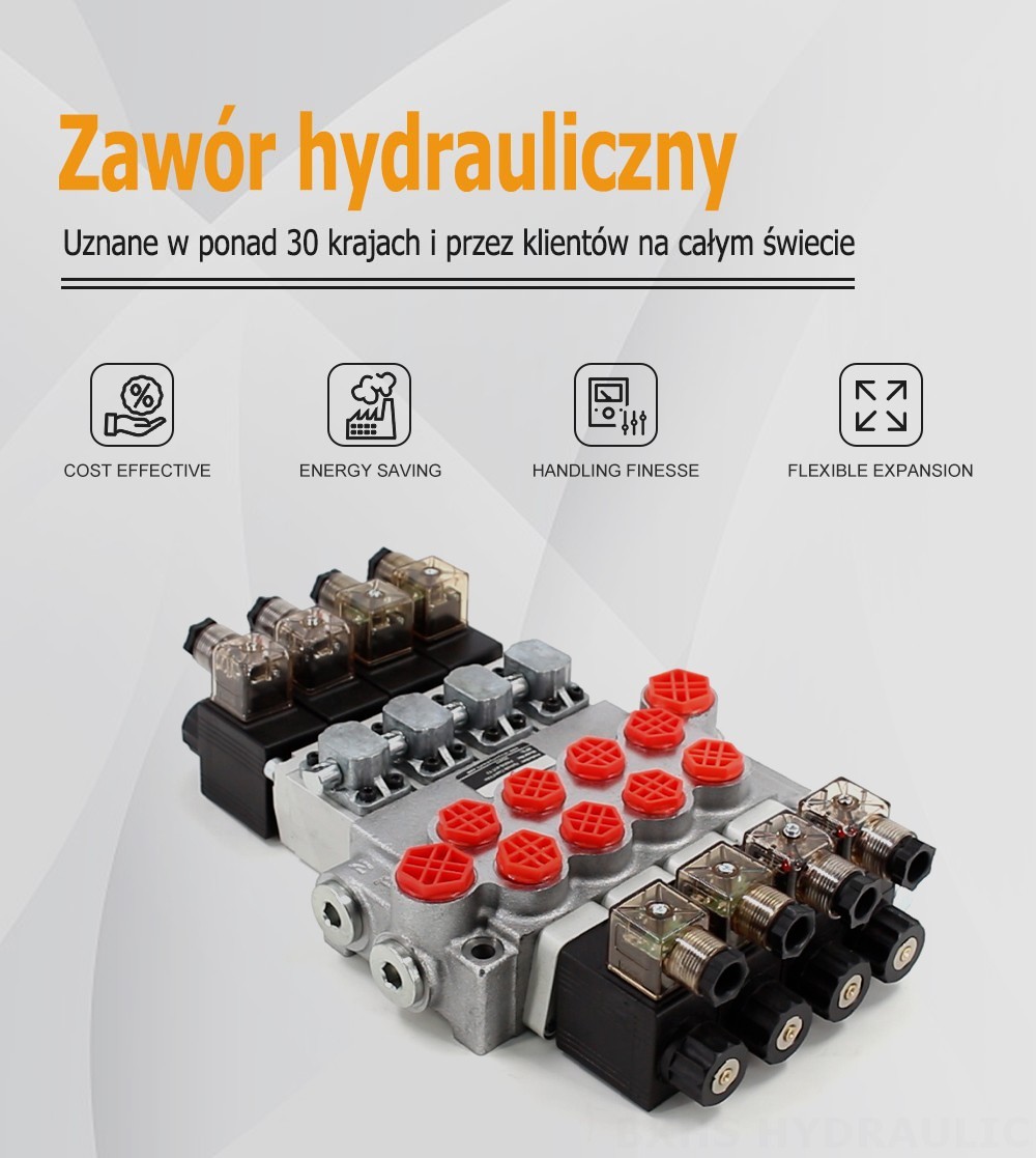 P40-DS Elektromagnes 4 Szpule Zawór sterujący jednoczęściowy