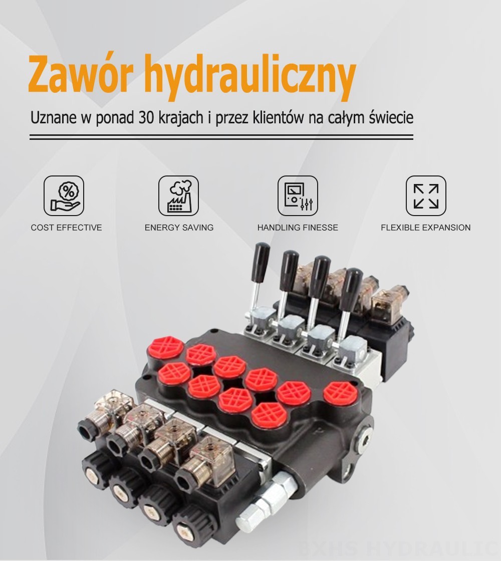 P40-S Elektromagnes 4 Szpule Zawór sterujący jednoczęściowy